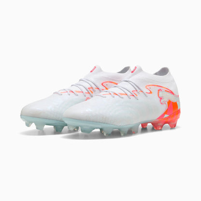 PUMA White-Ultra Orange-Pink Alert-Light Aqua