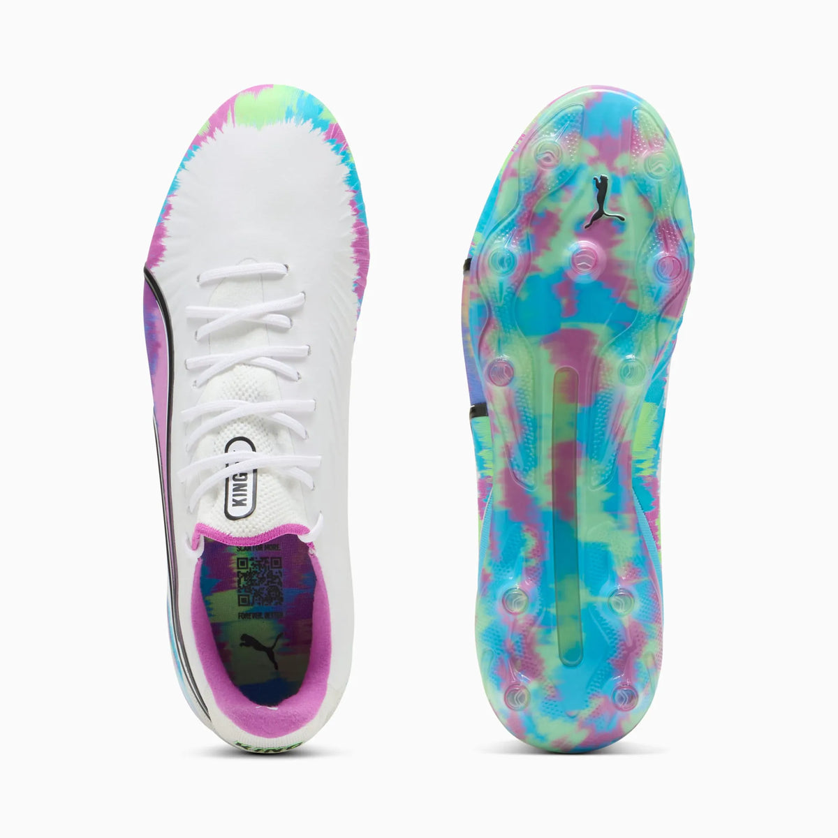 PUMA White-Clyde Royal-Pure Magenta-Fizzy Apple