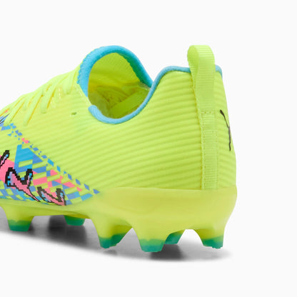PUMA White-Blue Glimmer-Pink Glimmer-Yellow Alert