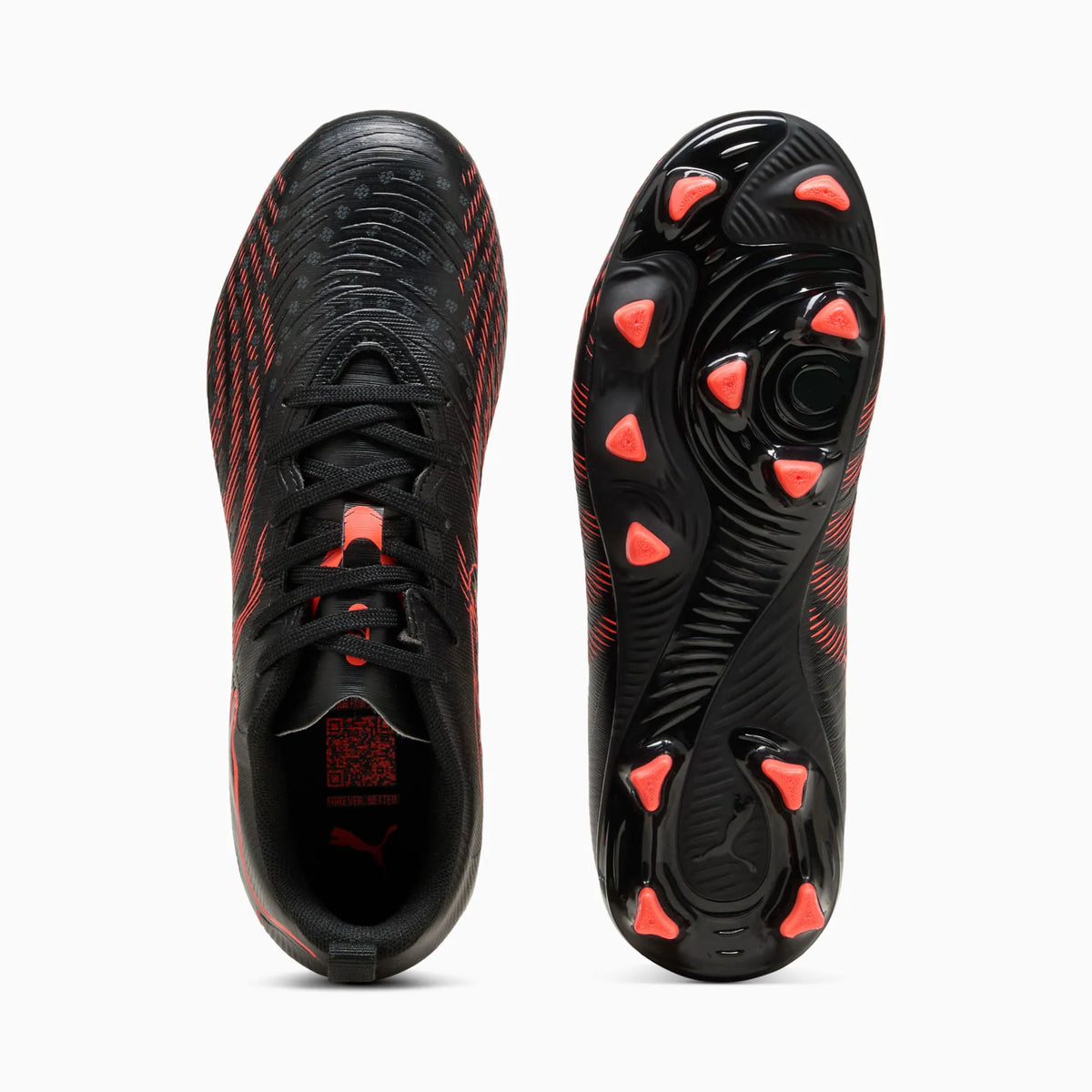 PUMA Black-Glowing Red-Strong Gray