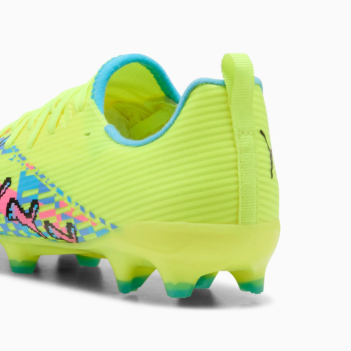 PUMA White-Blue Glimmer-Pink Glimmer-Yellow Alert