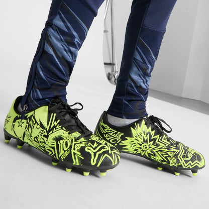 PUMA Black-Electric Lime