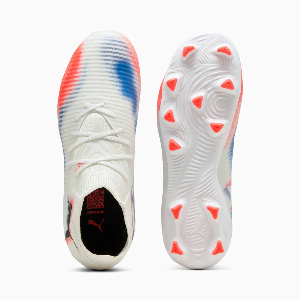 PUMA White-PUMA Black-Glowing Red