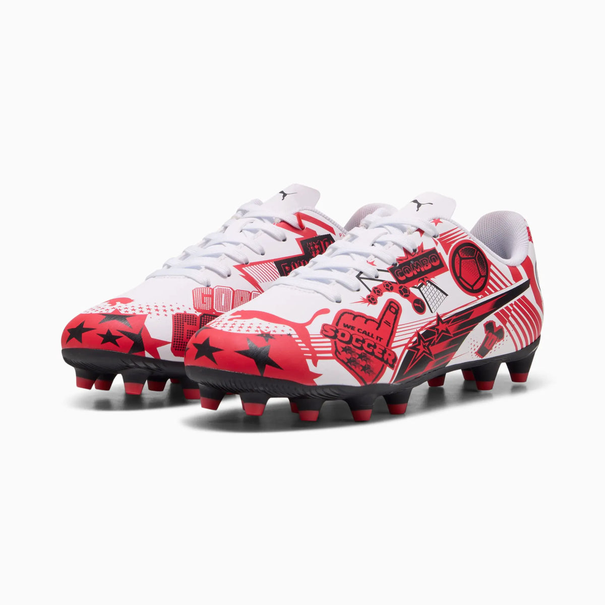 PUMA White-PUMA Red-PUMA Black