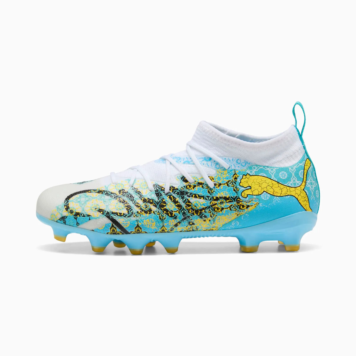PUMA White-Vibrant Blue-Sun Stream-Light Aqua