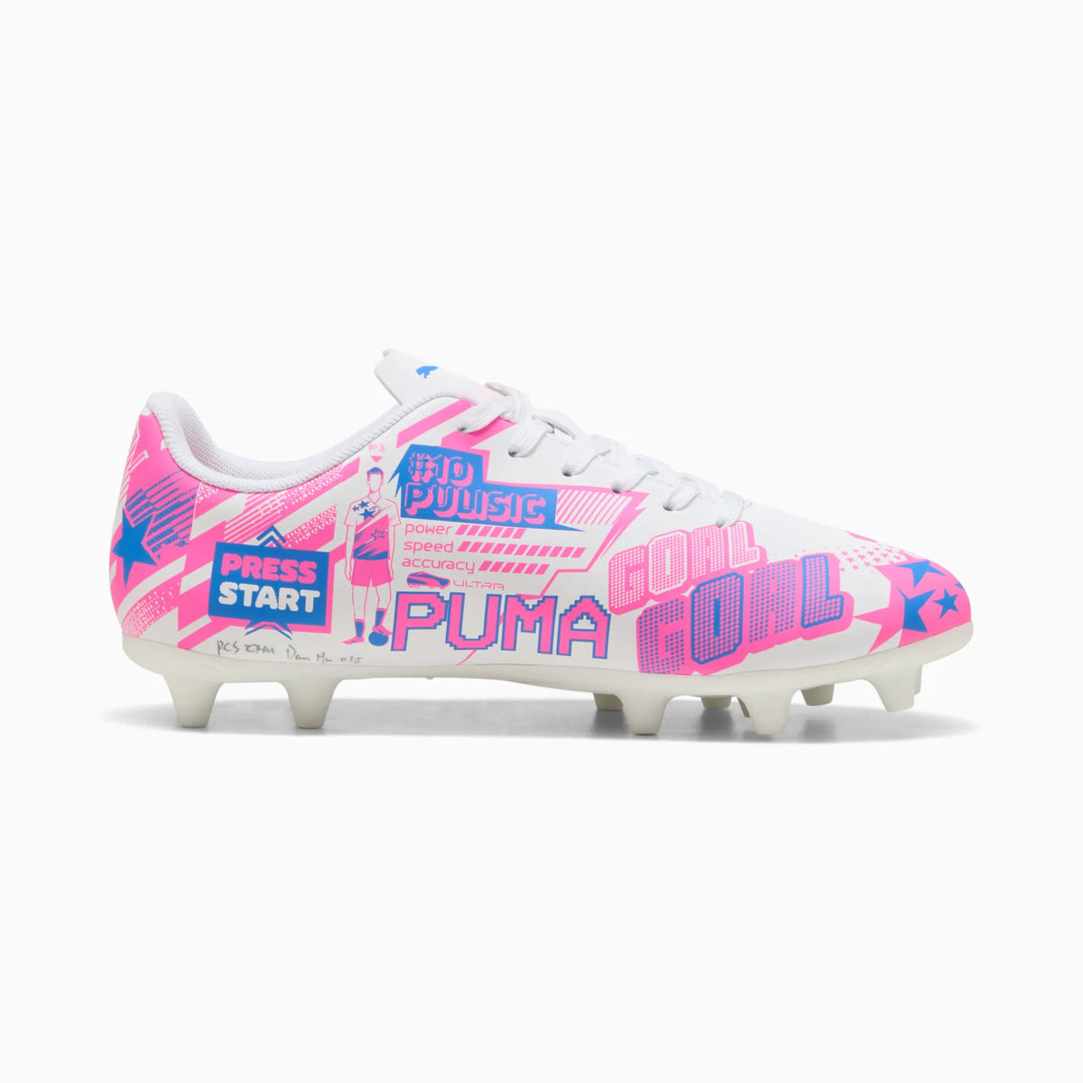 PUMA White-Poison Pink-Ultra Blue