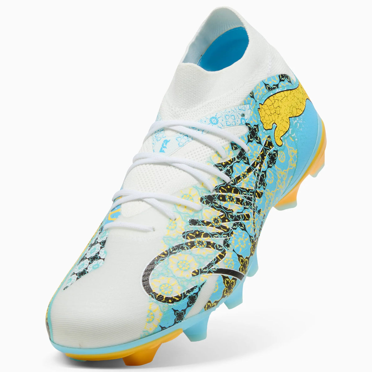 PUMA White-Vibrant Blue-Sun Stream-Light Aqua
