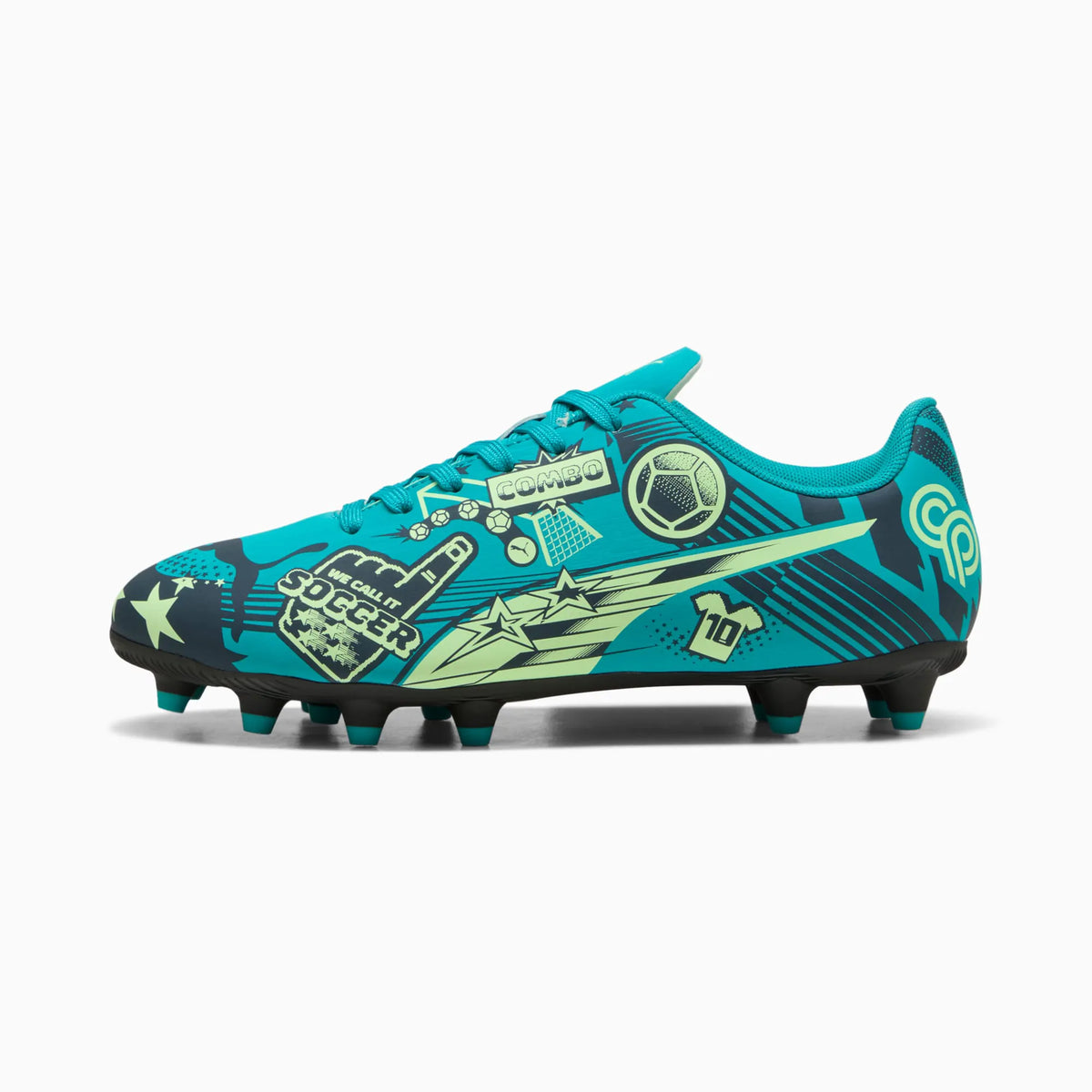 Deep Aqua-Marine Blue-Speed Green