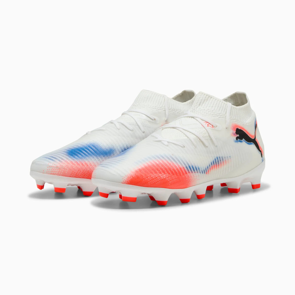 PUMA White-PUMA Black-Glowing Red