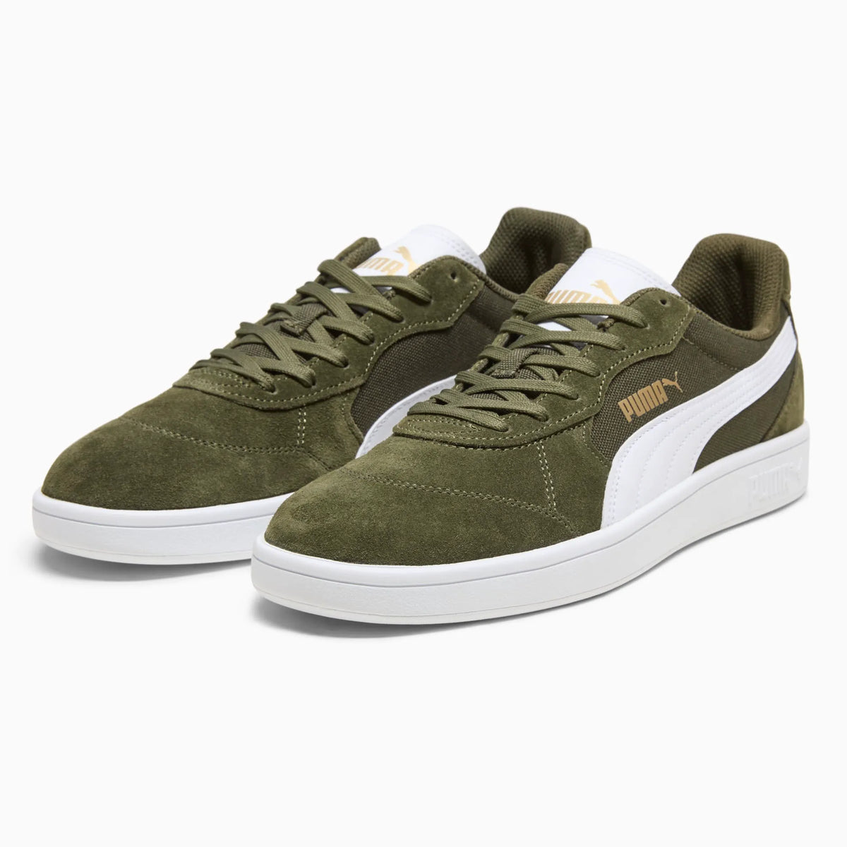 Dark Olive-PUMA White