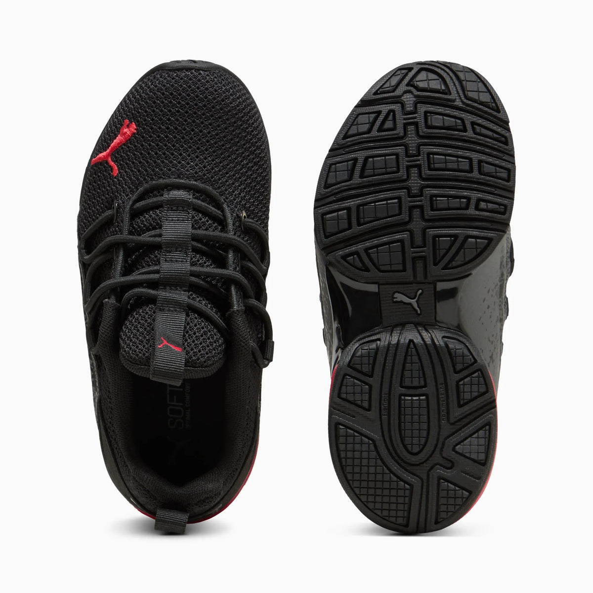 PUMA Black-Cool Dark Gray-For All Time Red