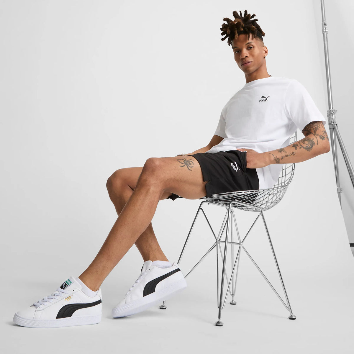 Puma White-Puma Black