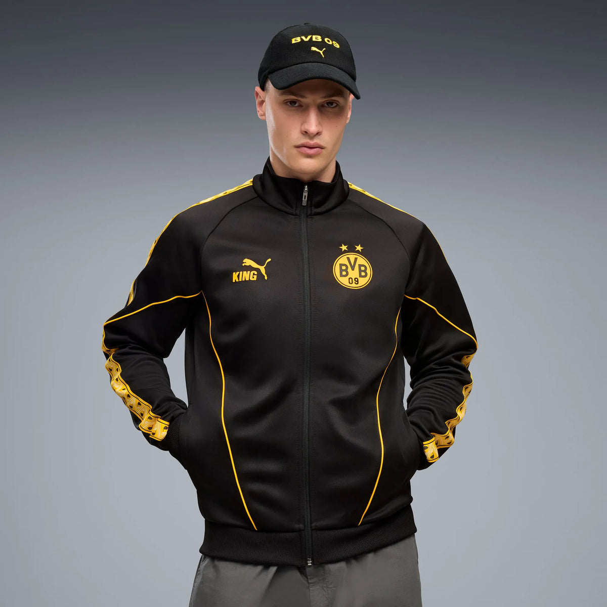 PUMA Black-Faster Yellow