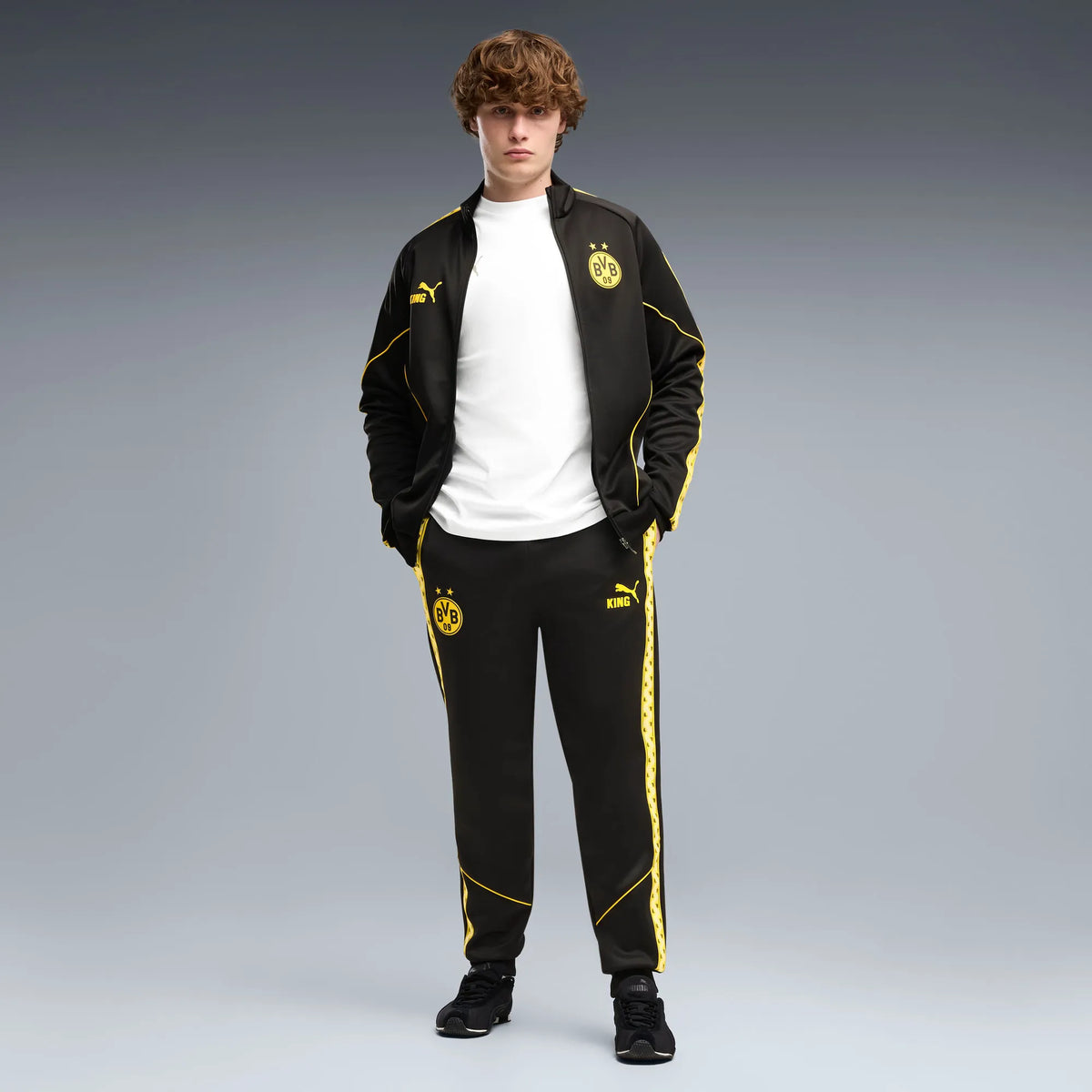 PUMA Black-Faster Yellow