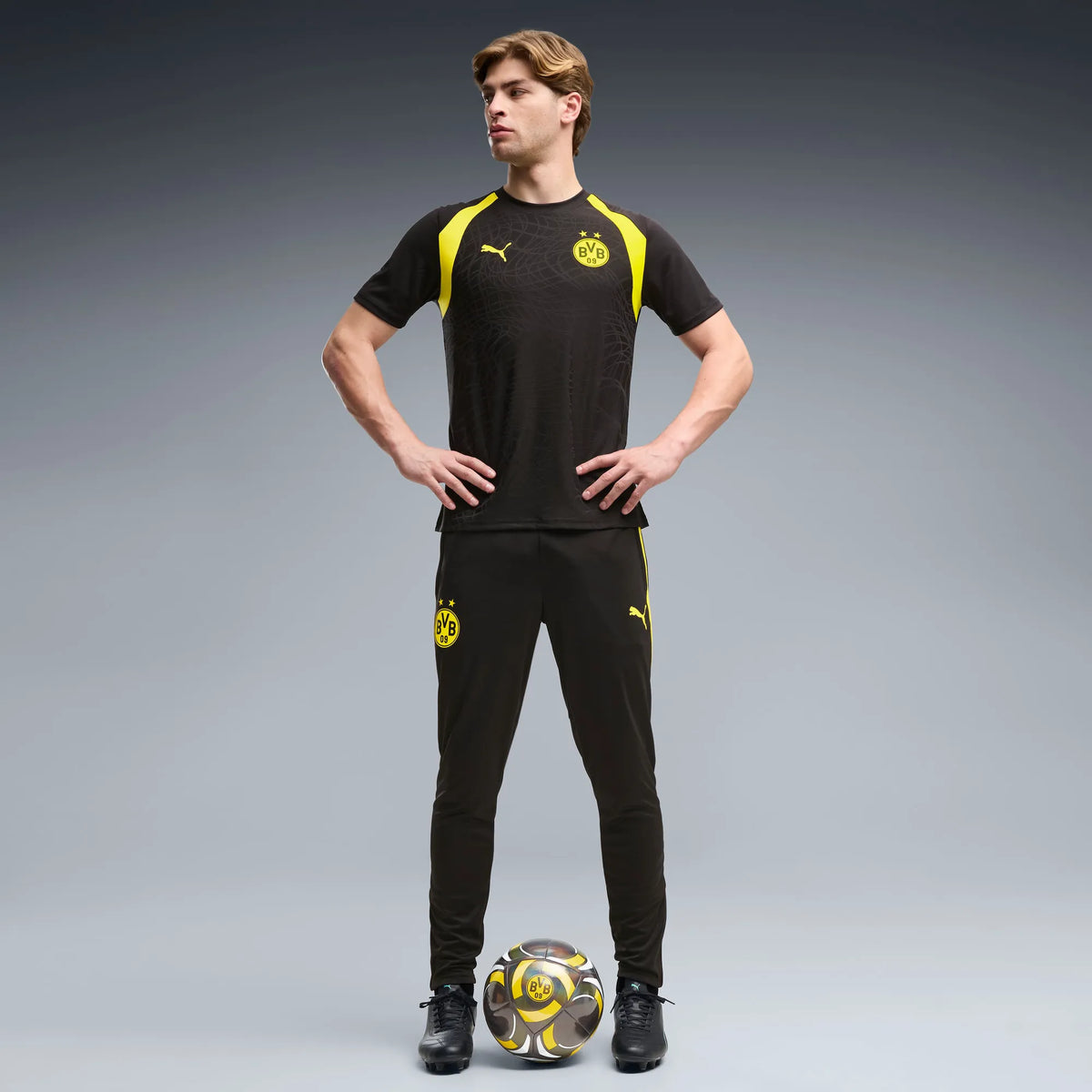 PUMA Black-Faster Yellow