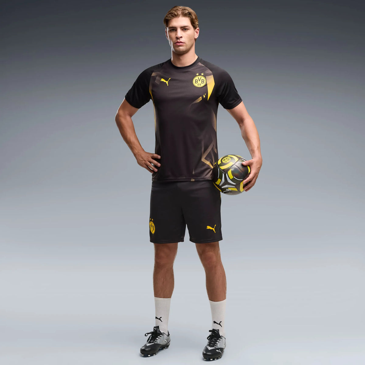 PUMA Black-Faster Yellow