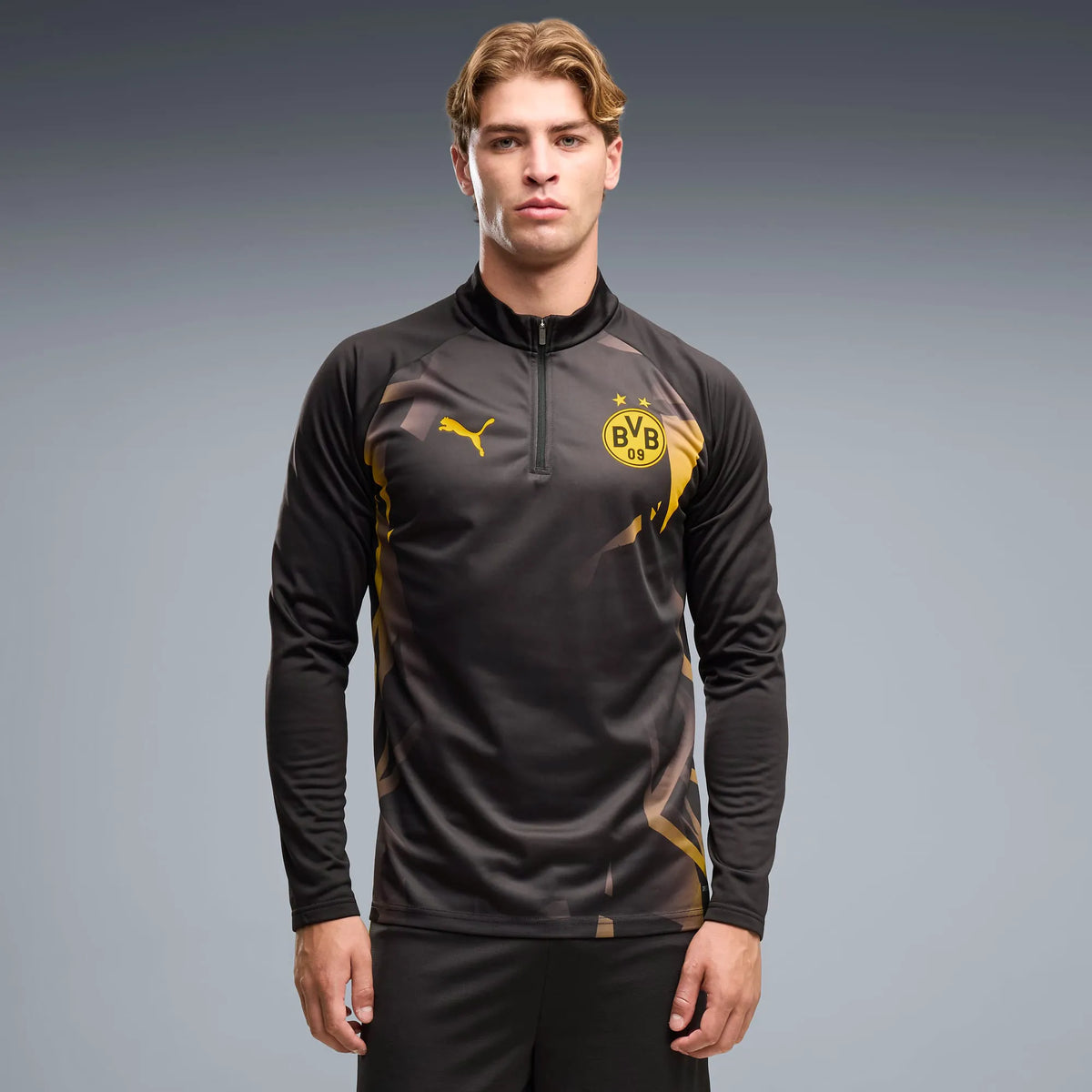 PUMA Black-Faster Yellow