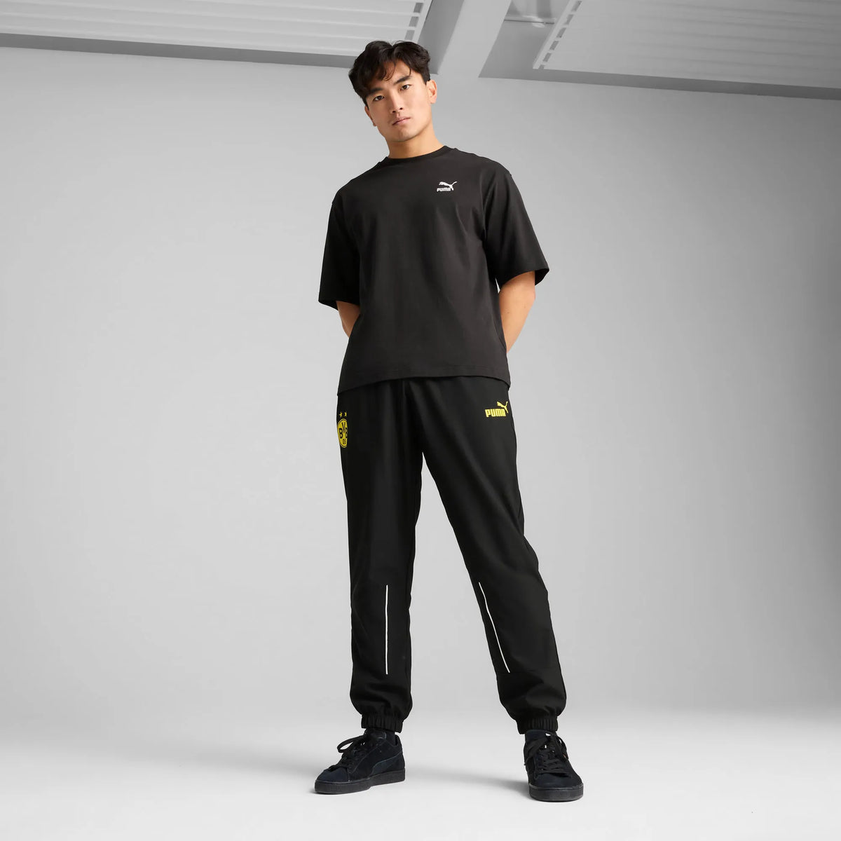PUMA Black-Faster Yellow