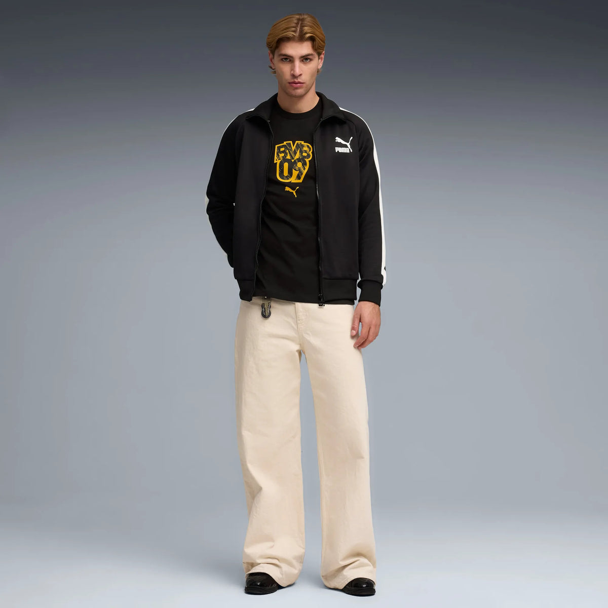 PUMA Black-Faster Yellow