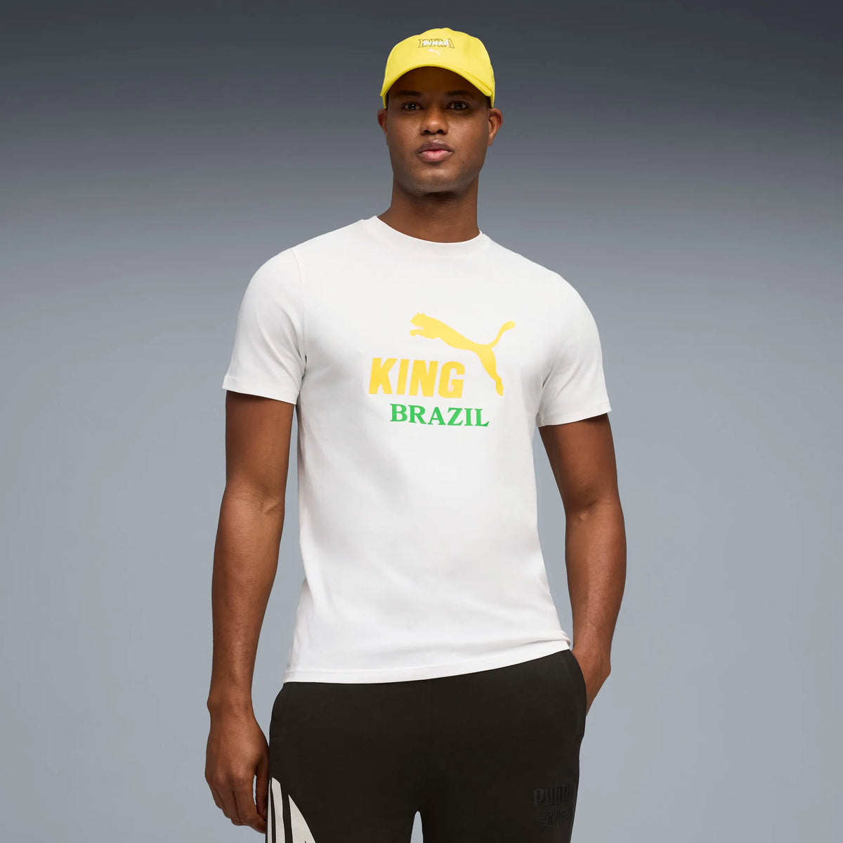 PUMA White-Pelé Yellow-PUMA Green