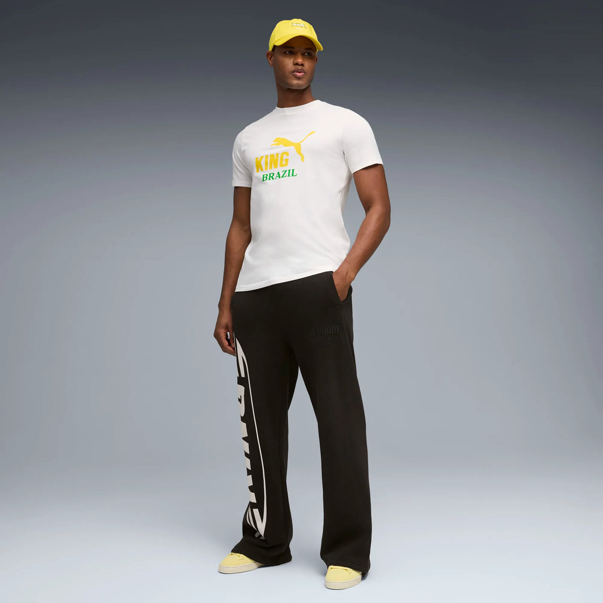 PUMA White-Pelé Yellow-PUMA Green