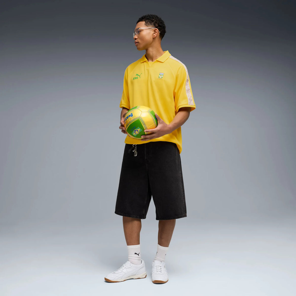 Pelé Yellow-PUMA Green-PUMA Black