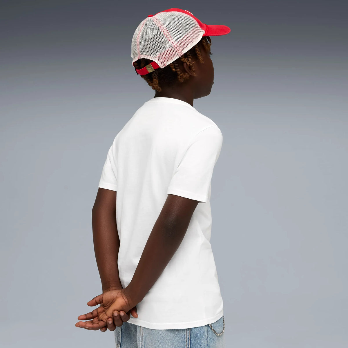 PUMA White-PUMA Red