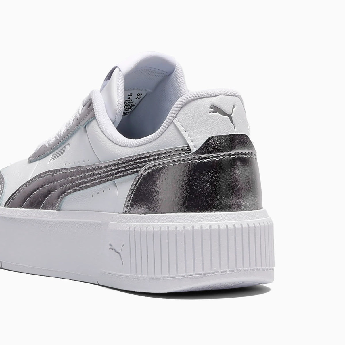 PUMA White-Matte Silver-PUMA Silver