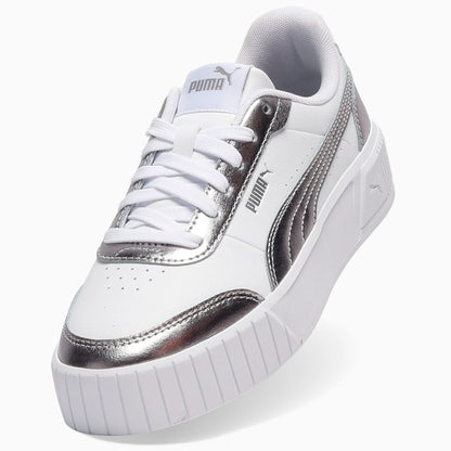 PUMA White-Matte Silver-PUMA Silver