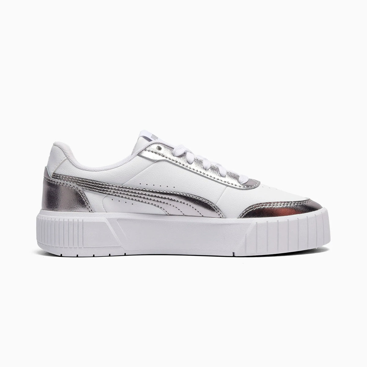 PUMA White-Matte Silver-PUMA Silver