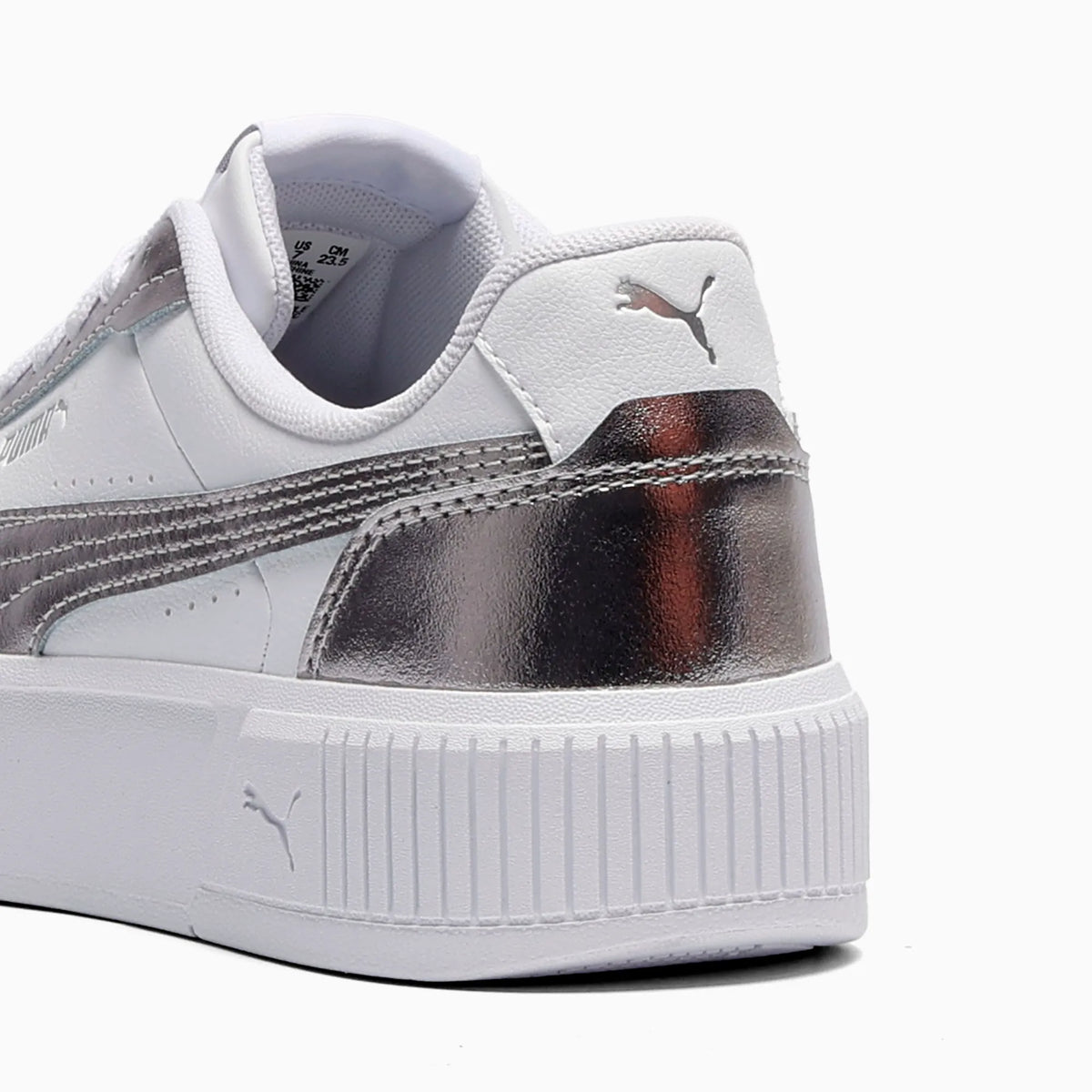 PUMA White-Matte Silver-PUMA Silver