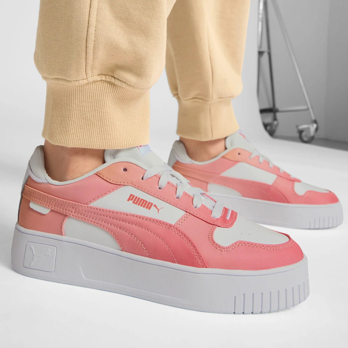 PUMA White-Peach Frost-Pink Fruit