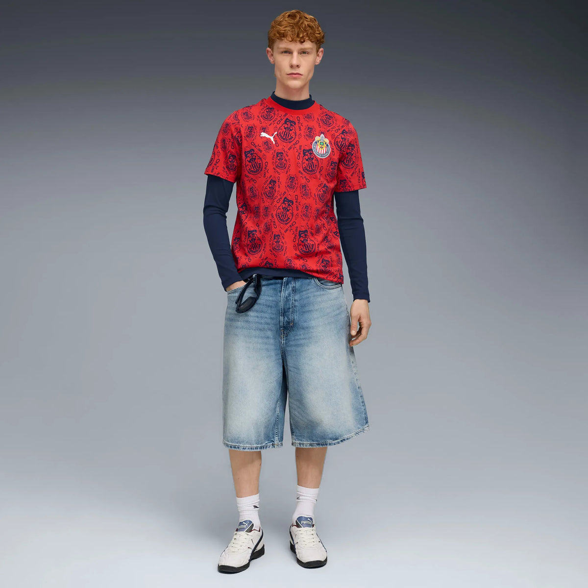 PUMA Red-PUMA Navy