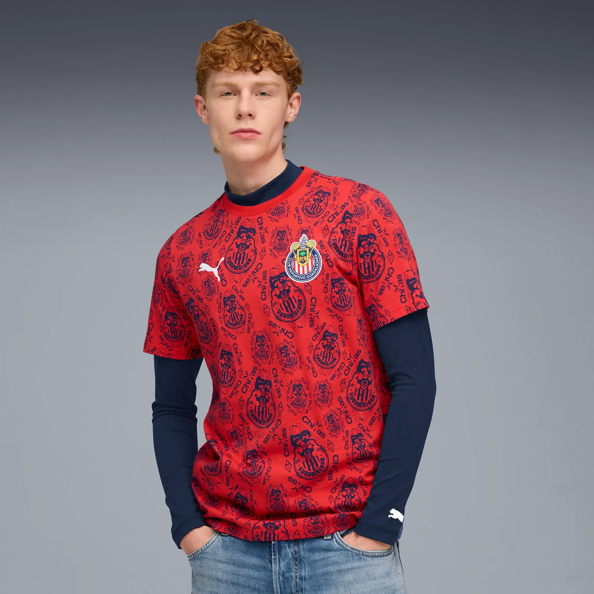 PUMA Red-PUMA Navy