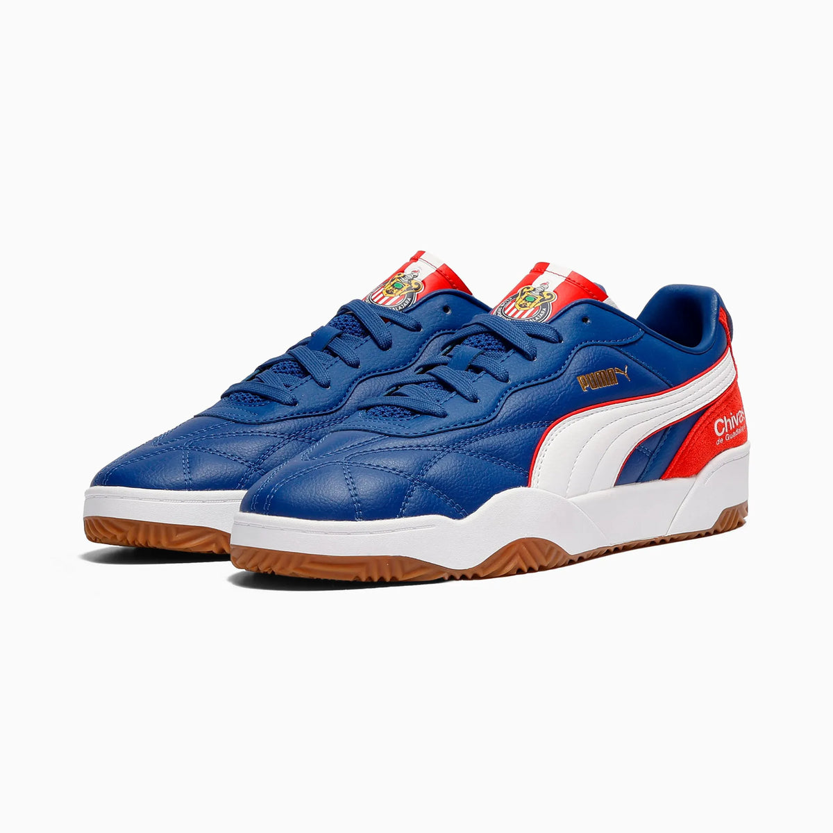 Blazing Blue-For All Time Red-PUMA White-PUMA Gold