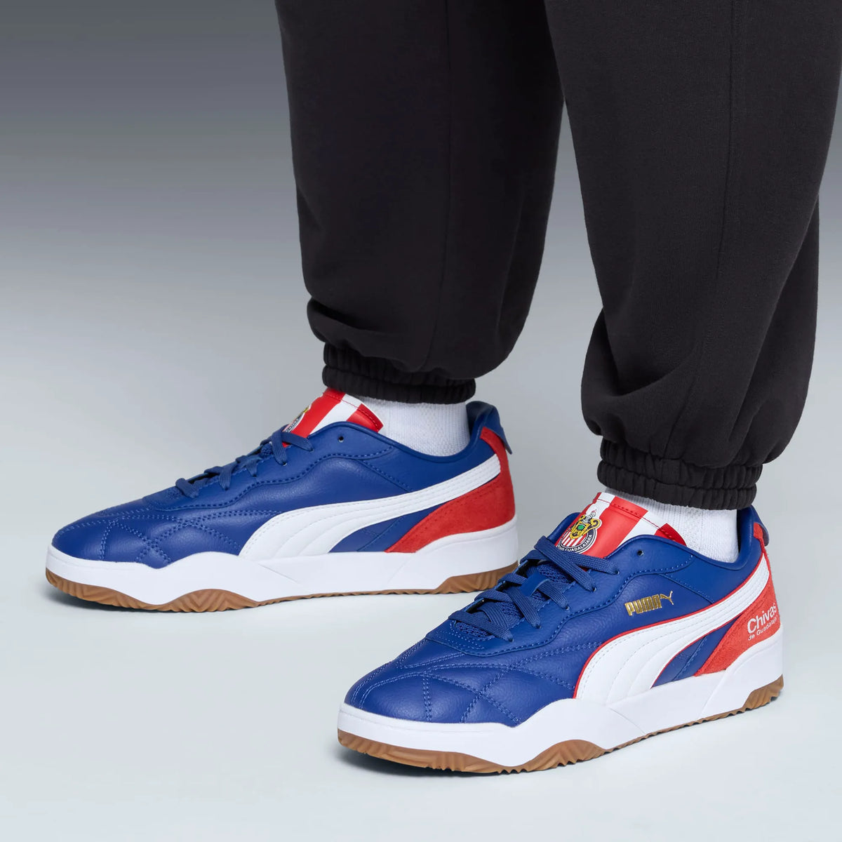 Blazing Blue-For All Time Red-PUMA White-PUMA Gold