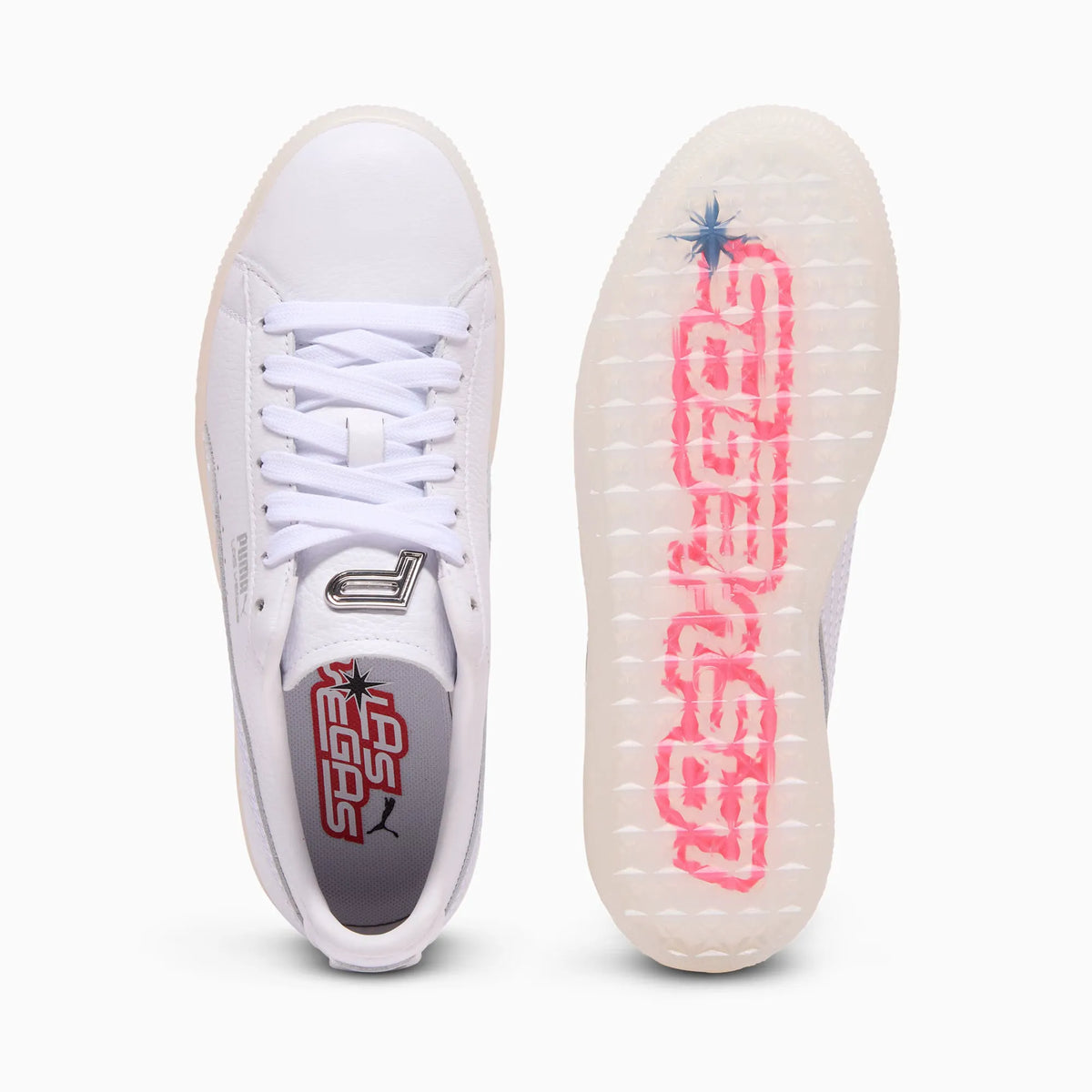 Warm White-PUMA White-PUMA Silver