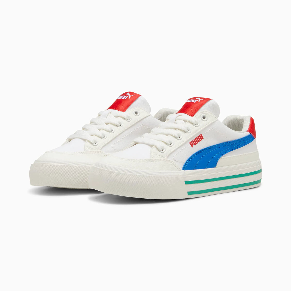 PUMA White-Hyperlink Blue-Vapor Gray