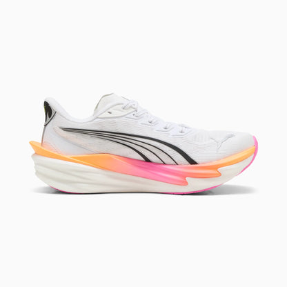 PUMA White-Poison Pink-Glowing Red
