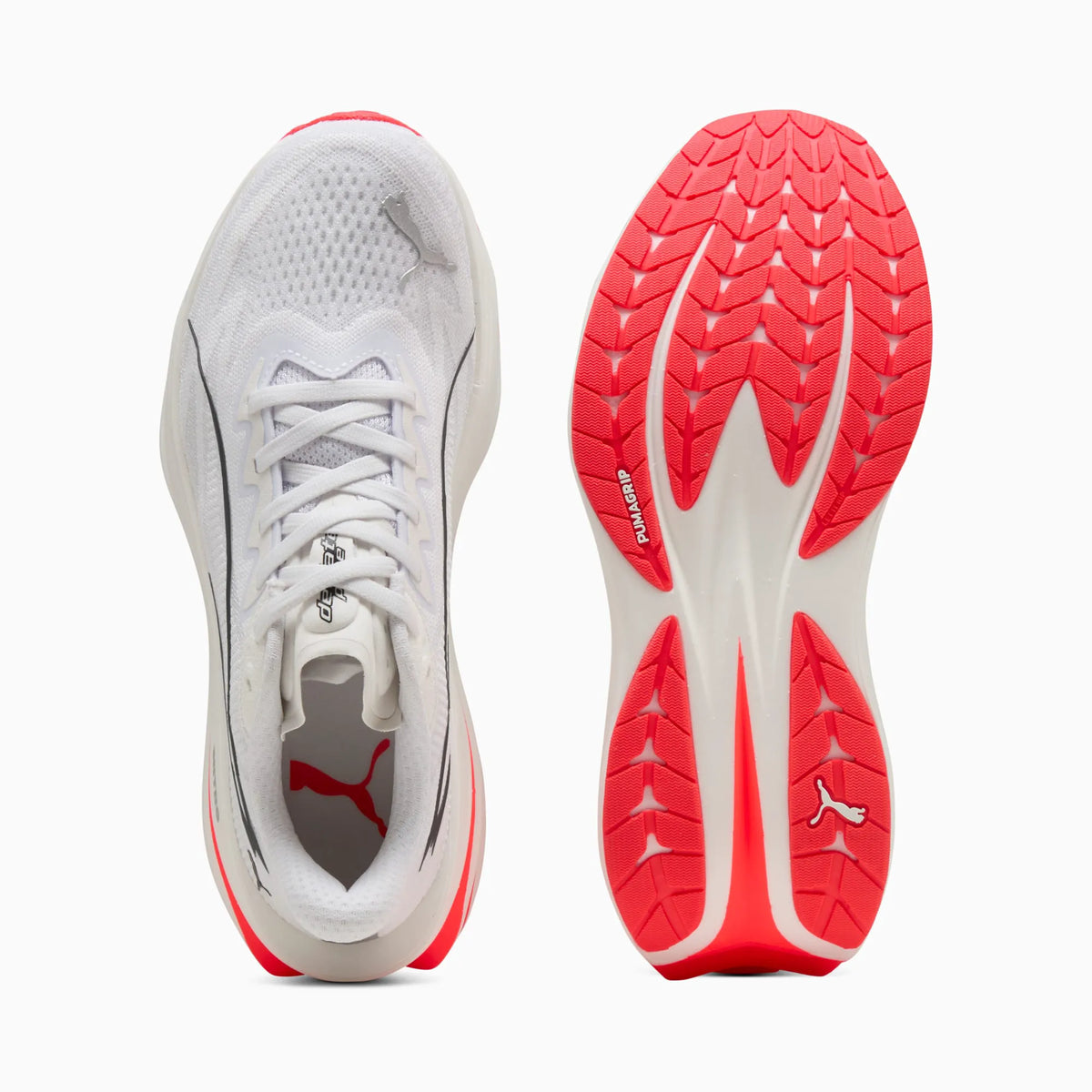 PUMA White-Ultra Red