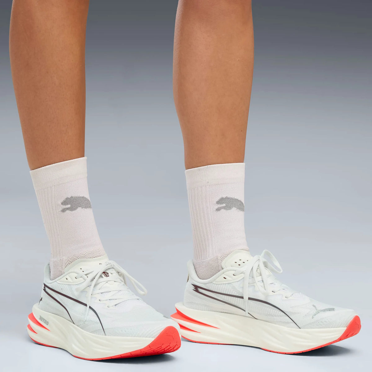 PUMA White-Ultra Red