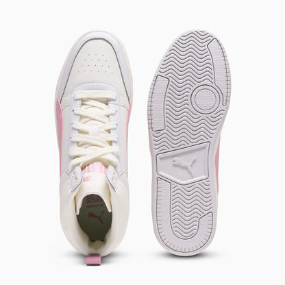 Warm White-Poised Pink-Feather Gray