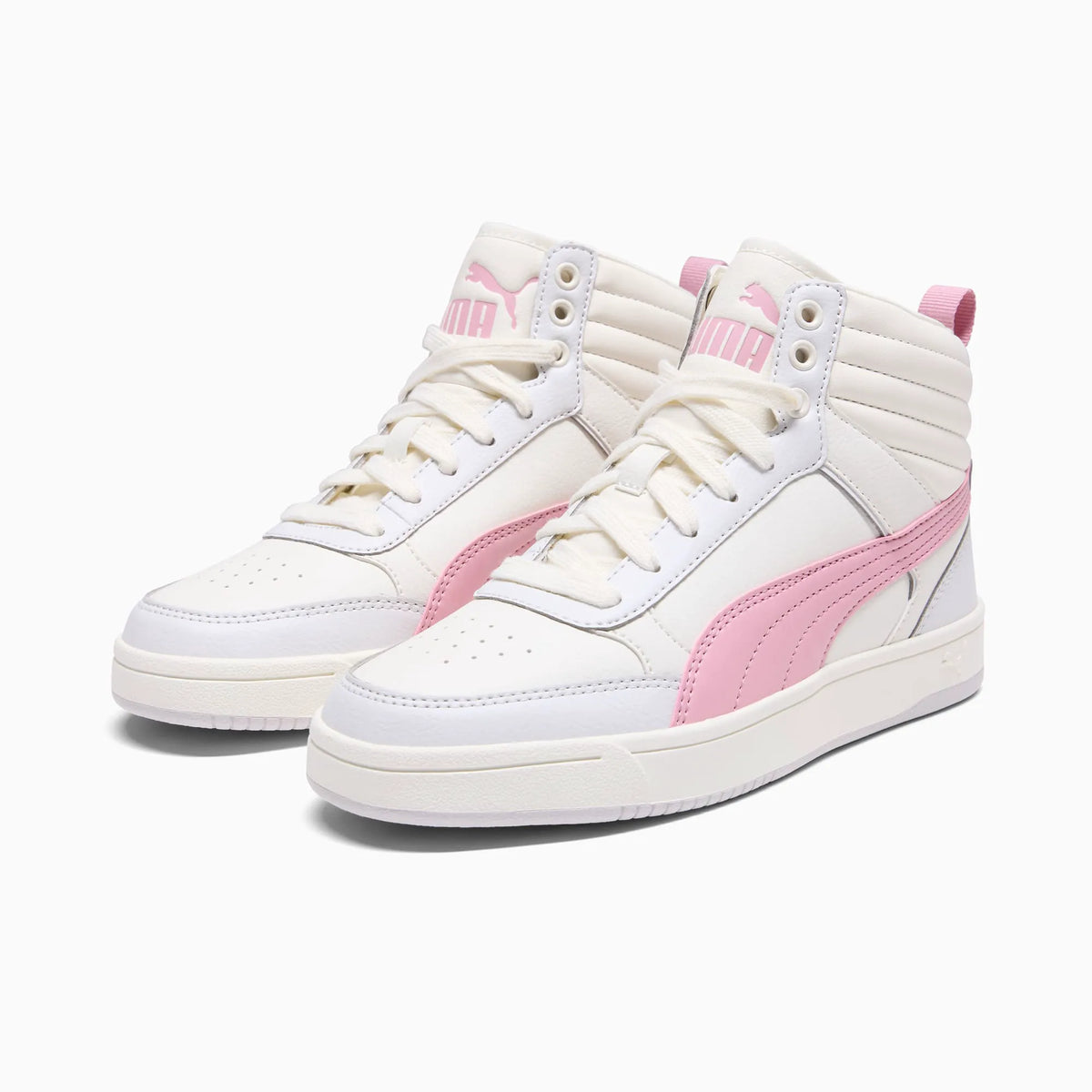 Warm White-Poised Pink-Feather Gray