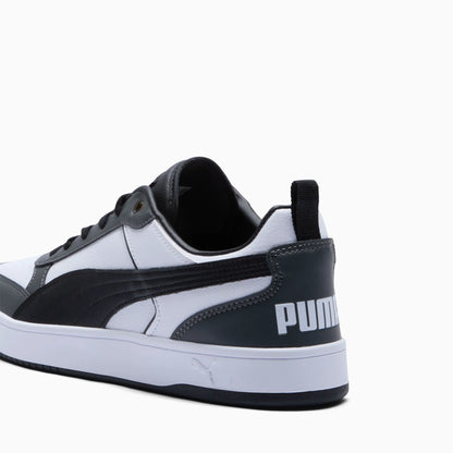 PUMA White-PUMA Black-Shadow Gray