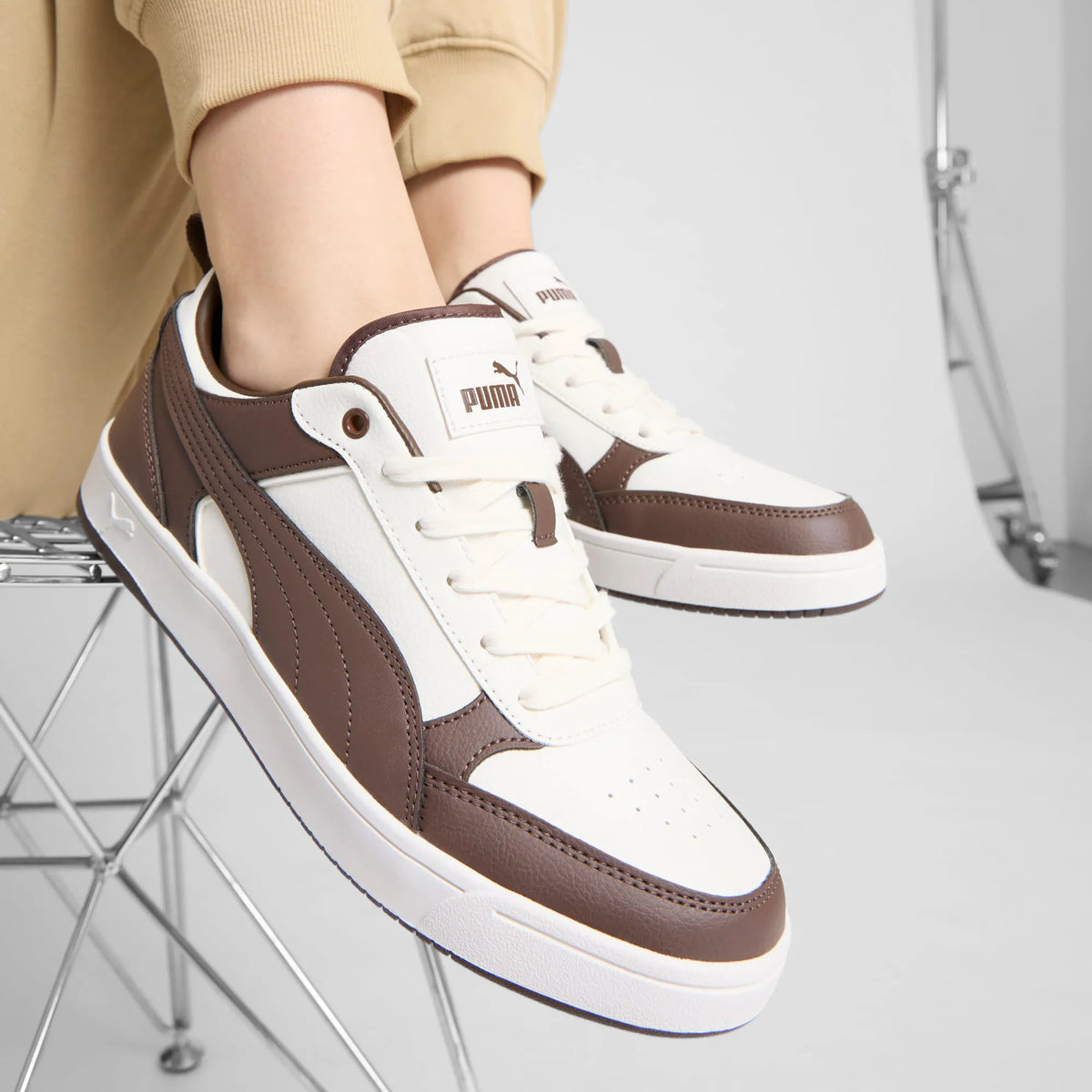 Warm White-Chestnut Brown