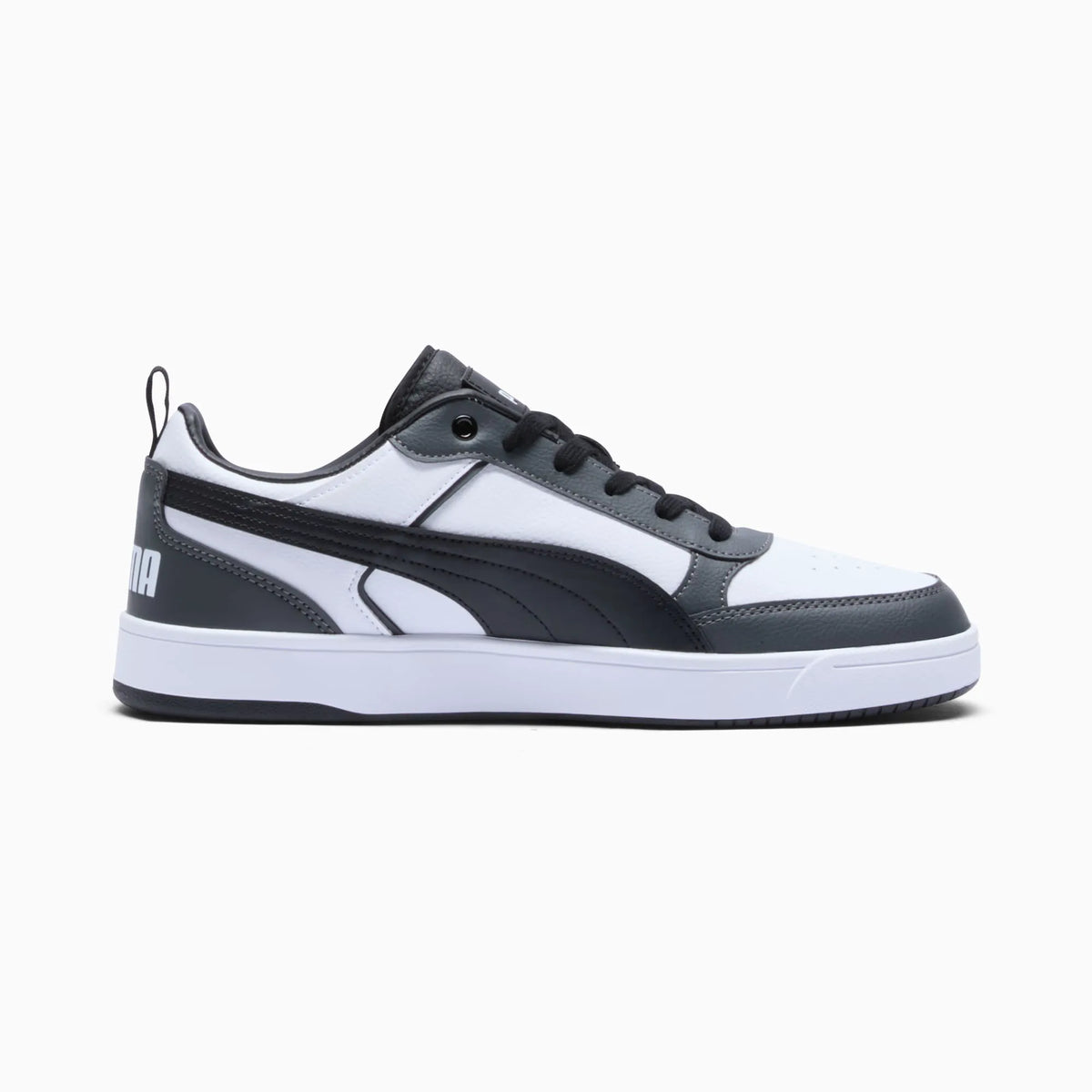 PUMA White-PUMA Black-Shadow Gray