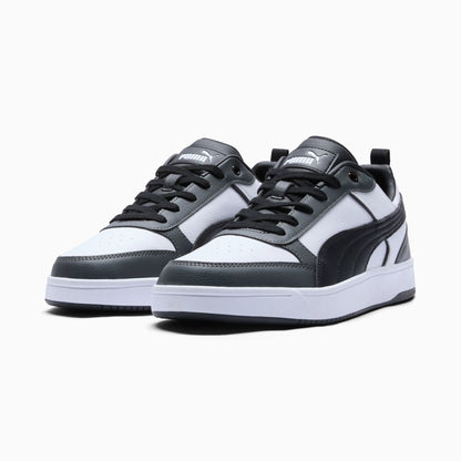 PUMA White-PUMA Black-Shadow Gray