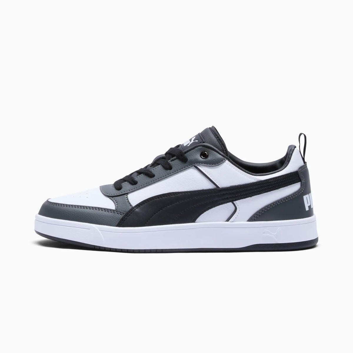 PUMA White-PUMA Black-Shadow Gray