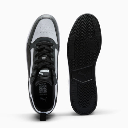 PUMA White-PUMA Black-Shadow Gray