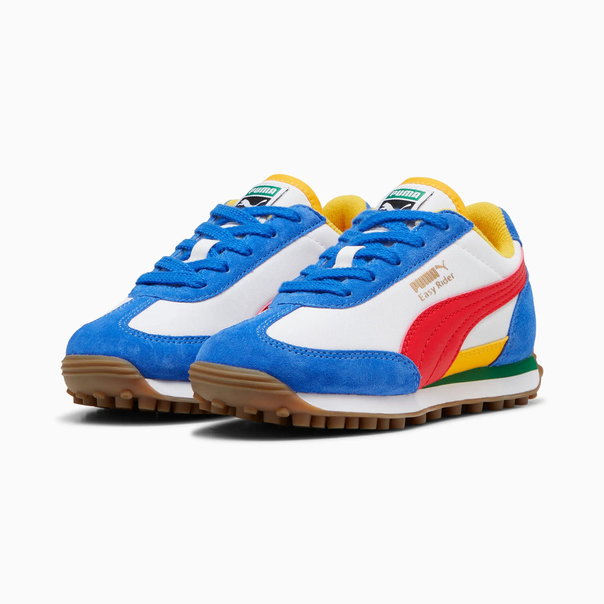 PUMA White-PUMA Red